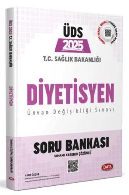 Data Yayınları T.C. Sağlık Bakanlığı ÜDS Diyetisyen Soru Bankası Tamamı Karekod Çözümlü - 1