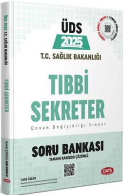 Data Yayınları T.C. Sağlık Bakanlığı ÜDS Tıbbi Sekreter Soru BankasI Tamamı Karekod Çözümlü - 1