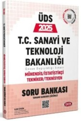 T.C Sanayi ve Teknoloji Bakanlığı UDS Mühendis - İstatistik - Tekniker - Teknisyen Konu Anlatımlı Soru Bankası - Data Yayınları