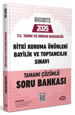 Data Yayınları T.C. Tarım ve Orman Bakanlığı Bitki Koruma Ürünleri Bayilik ve Toptancılık Sınavı Tamamı Çözümlü Soru Bankası - 1
