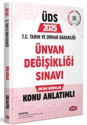 Data Yayınları T.C. Tarım ve Orman Bakanlığı Unvan Değişikliği Sınavı Ortak Konular Konu Anlatımlı - Data Yayınları