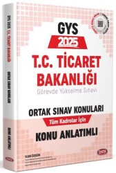 GYS T.C. Ticaret Bakanlığı Ortak Konular Konu Anlatımlı - Data Yayınları