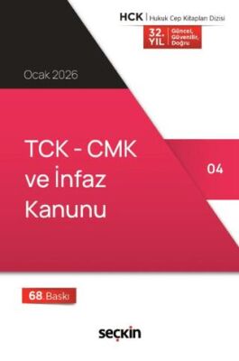 TCK – CMK ve İnfaz Kanunu Cep Kitabı - 1