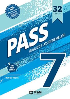 TEAM Elt Publishing 7. Sınıf İngilizce Pass 32 Adet Deneme - 1