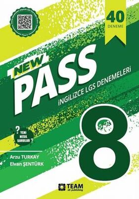 TEAM Elt Publishing Pass 8 İngilizce LGS Denemeleri - 1