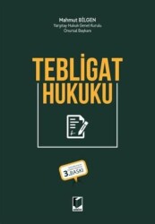 Tebligat Hukuku - Adalet Yayınevi