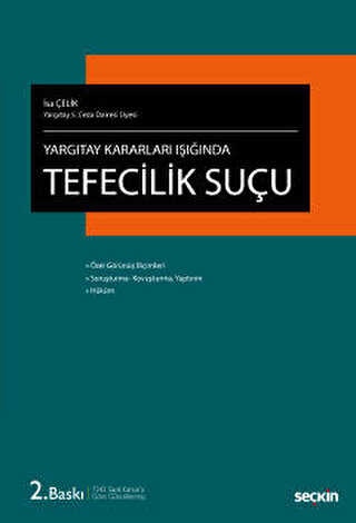 Tefecilik Suçu - Seçkin Yayıncılık