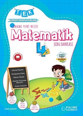 Tek 4. Sınıf Tamamı Yeni Nesil Matematik Soru Bankası - 1