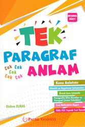 Palme Tek Paragraf Çok Anlam Yaprak Testleri Ortaokul Düzeyi - Palme Yayınları