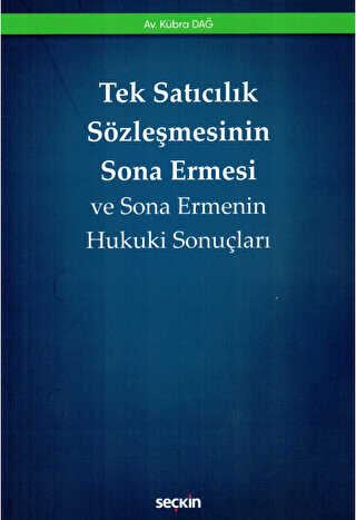 Tek Satıcılık Sözleşmesinin Sona Ermesi - 1