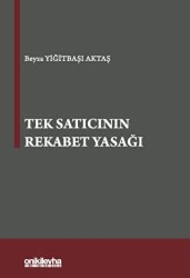 Tek Satıcının Rekabet Yasağı - On İki Levha Yayınları