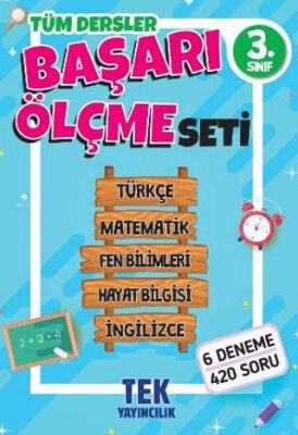 Tek Yayıncılık 3. Sınıf Tüm Dersler Başarı Ölçme Seti - 1