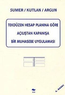 Tekdüzen Hesap Planına Göre Açılıştan Kapanışa Bir Muhasebe Uygulaması - 1