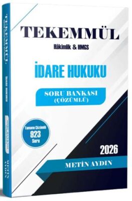 Tekemmül İdare Hukuku Soru Bankası - 1