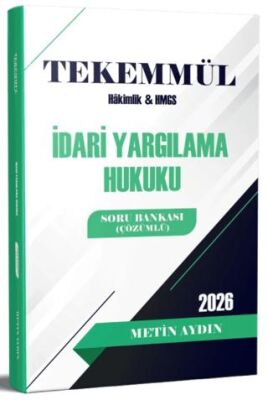 Tekemmül İdari Yargılama Hukuku Soru Bankası - 1