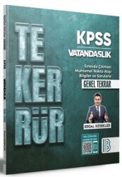Tekerrür - KPSS - Vatandaşlık Genel TekraR - Benim Hocam Yayınları
