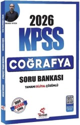 2026 KPSS Coğrafya Soru Bankası Çözümlü - Tekrar Akademi Yayınları