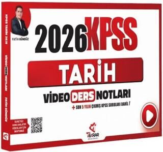 Tekrar Akademi Yayınları 2026 KPSS Tarih Video Ders Notları - 1