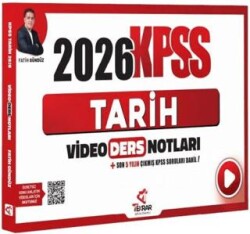 2026 KPSS Tarih Video Ders Notları - Tekrar Akademi Yayınları