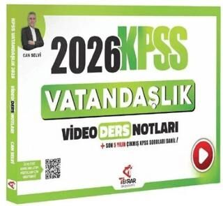 Tekrar Akademi Yayınları 2026 KPSS Vatandaşlık Video Ders Notları - 1