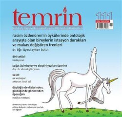 Temrin Düşünce ve Edebiyat Dergisi Sayı: 111 Ocak 2021 - Temrin Dergisi