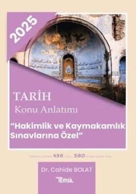 2025 Tarih Konu Anlatımı Hakimlik ve Kaymakamlık Sınavlarına Özel - 1