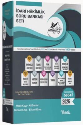 İmtiyaz İdari Hakimlik Soru Bankası Seti - 1