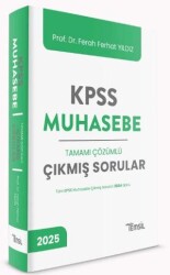 Temsil Kitap KPSS Muhasebe Tamamı Çözümlü Çıkmış Sorular - Temsil Kitap