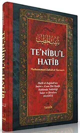 Te’nibu’l Hatib - Tahkik Yayınları