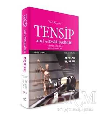 Kuram Kitap Borçlar Hukuku - Tensip Adli ve İdari Hakimlik Tamamı Çözümlü Çıkmış Sorular - Kuram Kitap