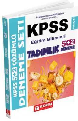 Teorem Yayıncılık KPSS 5+2 Deneme Sınavı Eğitim Bilimleri Tamamı Çözümlü - 1