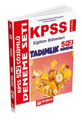 Teorem Yayıncılık KPSS Eğitim Bilimleri Çözümlü 5 + 2 Deneme - 1