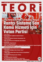 Teori Dergisi Sayı: 410 Mart 2024 - Teori Dergi Yayınları