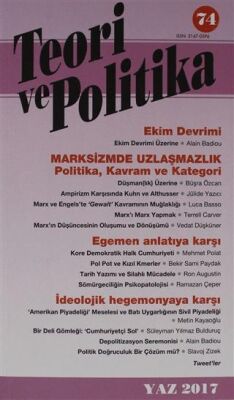 Teori ve Polikita Dergisi Sayı: 74 Yaz 2014 - 1