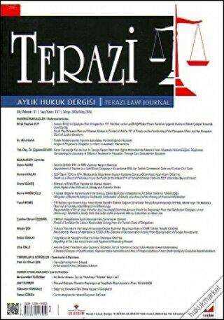 Terazi Aylık Hukuk Dergisi Sayı:117 Mayıs 2016 - Seçkin Yayıncılık