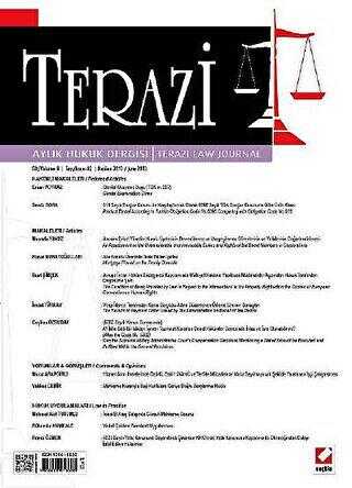 Terazi Aylık Hukuk Dergisi Sayı: 82 Haziran 2013
