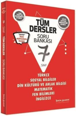 Tercih Akademi Yayınları 7. Sınıf Tüm Dersler Soru Bankası - 1