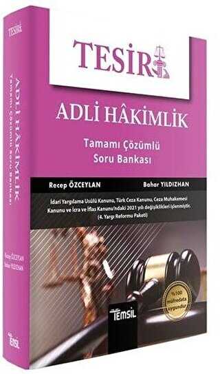 Tesir Adli Hakimlik Tamamı Çözümlü Soru Bankası - Temsil Kitap