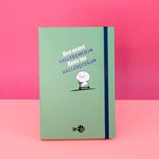 The Edd Lastikli Defter 14x20 Ben Neleri Halledemedim Bunu mu Halledeceğim - 1