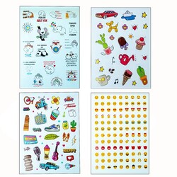 The Edd Sticker Book 500 Adet Renkli Etiket Defteri - 4