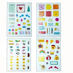 The Edd Sticker Book 500 Adet Renkli Etiket Defteri - 5