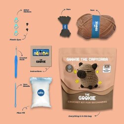 The Gookie Capybara Örgü Kiti - Gookie