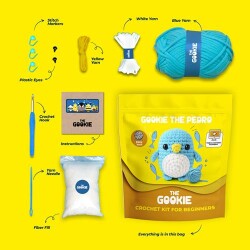 The Gookie Penguen Örgü Kiti - Gookie