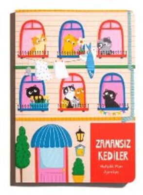 Thinkbook 15X21,5 Zamansız Kediler Ajandası Balkon - 1