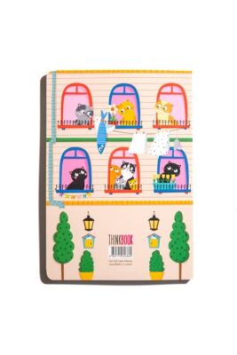 Thinkbook 15X21,5 Zamansız Kediler Ajandası Balkon - 4