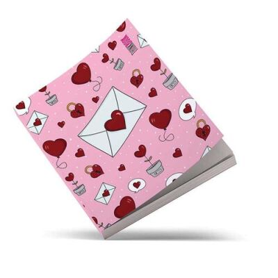 Thinkbook Kalpler Mektup Kalp Yumuşak Kapak Çizgisiz 96 Sayfa - 1