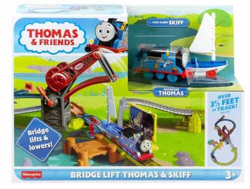 Thomas ve Arkadaşları - Thomas ve Skiff Açılır Köprü Macerası Motorlu Trenli HGX65