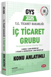 Ticaret Bakanlığı İç Ticaret Grubu Konu Anlatımlı - Data Yayınları