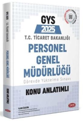 Data Yayınları Ticaret Bakanlığı Personel Genel Müdürlüğü GYS Konu Anlatımlı - 1