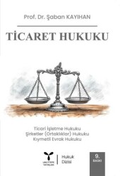 Ticaret Hukuku - Umuttepe Yayınları